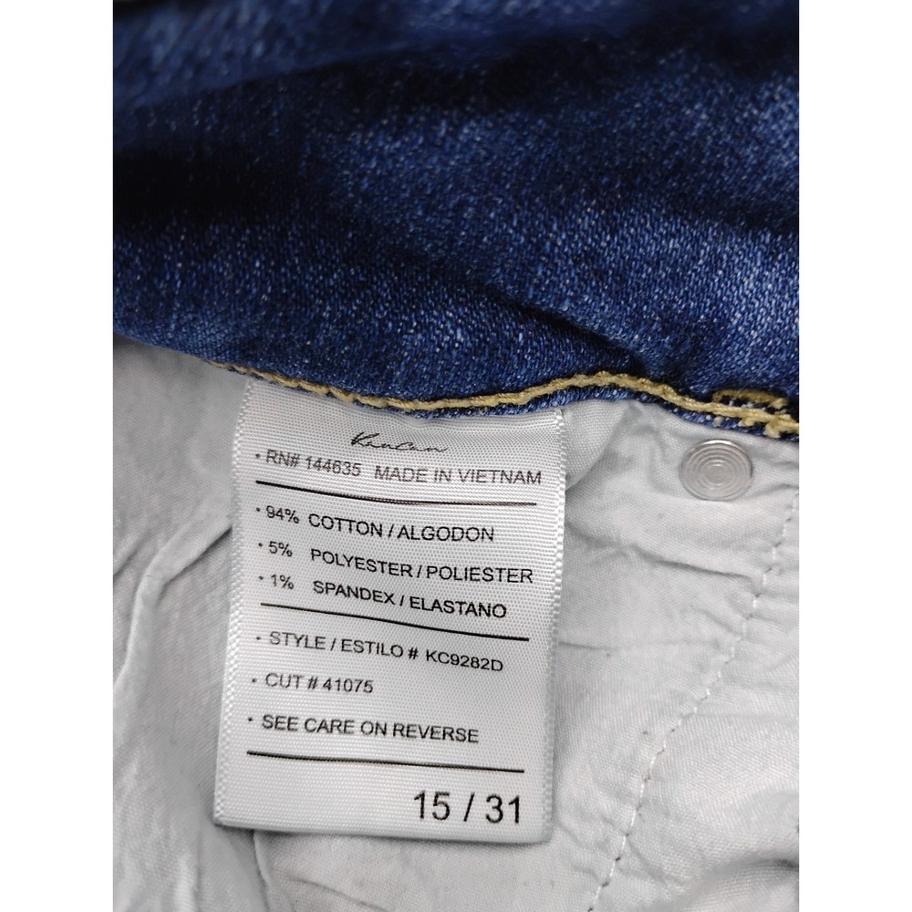 KanCan Chloe High Rise Super Flare Womens Size 15 / 31 Double Button Fly 32x33 - Picture 8 of 11